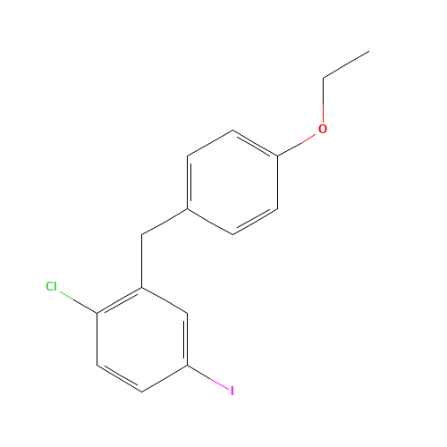 1-chloro-2-[(4-ethoxyphenyl)methyl]-4-iodobenzene (CAS: 1103738-29-9) - Related Chemical Product