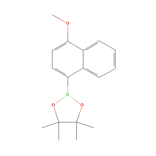 2-(4-methoxynaphthalen-1-yl)-4,4,5,5-tetramethyl-1,3,2-dioxaborolane (CAS: 269410-16-4) - Related Chemical Product