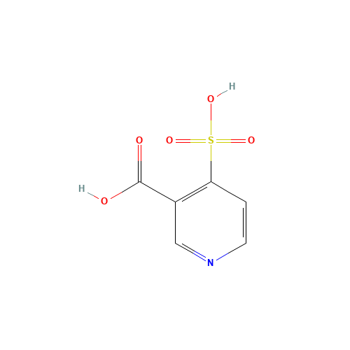 4-sulfopyridine-3-carboxylic acid (CAS: 14045-15-9) - Chemical Structure and Molecular Formula 