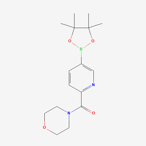 morpholin-4-yl-[5-(4,4,5,5-tetramethyl-1,3,2-dioxaborolan-2-yl)pyridin-2-yl]methanone (CAS: 1201644-47-4) - Related Chemical Product