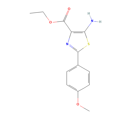 ethyl 5-amino-2-(4-methoxyphenyl)-1,3-thiazole-4-carboxylate (CAS: 887248-45-5) - Related Chemical Product