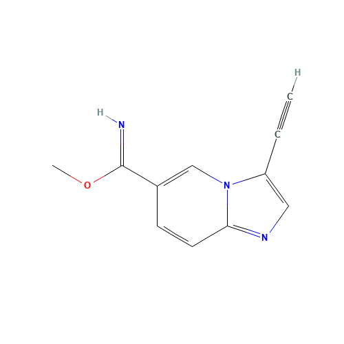 methyl 3-ethynylimidazo[1,2-a]pyridine-6-carboximidate (CAS: 1428445-77-5) - Related Chemical Product