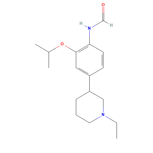 N-[4-(1-ethylpiperidin-3-yl)-2-propan-2-yloxyphenyl]formamide (CAS: 1462951-65-0) - Related Chemical Product