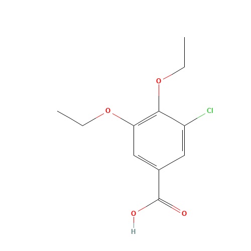 3-chloro-4,5-diethoxybenzoic acid (CAS: 766523-19-7) - Related Chemical Product