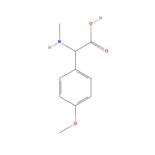 2-(4-methoxyphenyl)-2-(methylamino)acetic acid (CAS: 91012-98-5) - Related Chemical Product