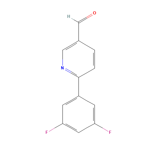 6-(3,5-difluorophenyl)pyridine-3-carbaldehyde (CAS: 898404-56-3) - Related Chemical Product