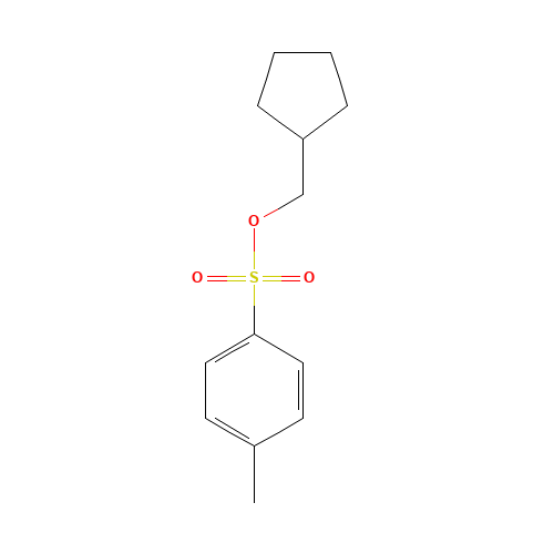 cyclopentylmethyl 4-methylbenzenesulfonate (CAS: 21856-53-1) - Chemical Structure and Molecular Formula 
