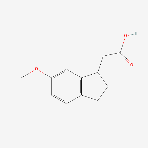 2-(6-methoxy-2,3-dihydro-1H-inden-1-yl)acetic acid (CAS: 62956-64-3) - Related Chemical Product
