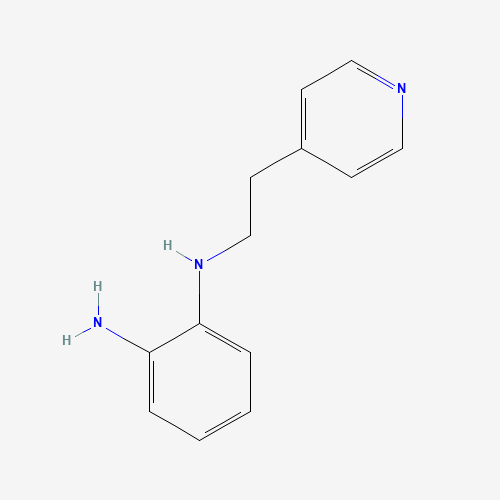 2-N-(2-pyridin-4-ylethyl)benzene-1,2-diamine (CAS: 190191-47-0) - Chemical Structure and Molecular Formula 