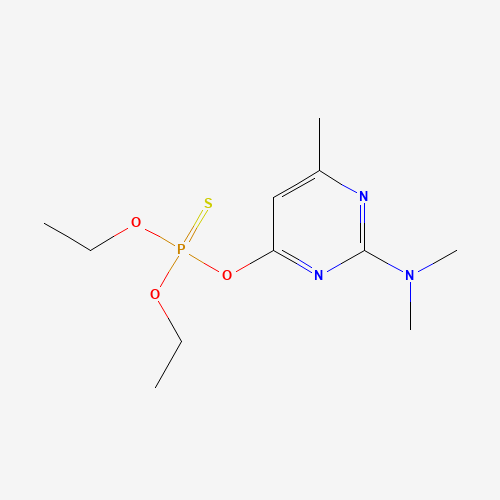 4-diethoxyphosphinothioyloxy-N,N,6-trimethylpyrimidin-2-amine (CAS: 5221-49-8) - Related Chemical Product