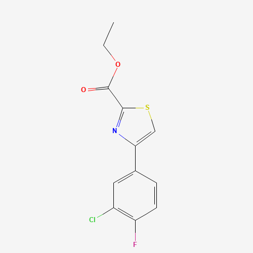 ethyl 4-(3-chloro-4-fluorophenyl)-1,3-thiazole-2-carboxylate (CAS: 1266519-92-9) - Related Chemical Product
