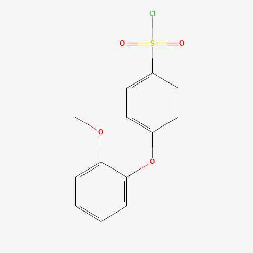 4-(2-methoxyphenoxy)benzenesulfonyl chloride (CAS: 690632-30-5) - Chemical Structure and Molecular Formula 