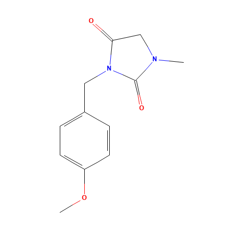 3-[(4-methoxyphenyl)methyl]-1-methylimidazolidine-2,4-dione (CAS: 1401066-00-9) - Related Chemical Product