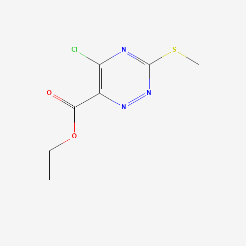 ethyl 5-chloro-3-methylsulfanyl-1,2,4-triazine-6-carboxylate (CAS: 75824-03-2) - Related Chemical Product