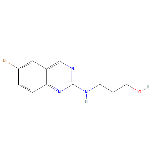 3-[(6-bromoquinazolin-2-yl)amino]propan-1-ol (CAS: 882672-01-7) - Related Chemical Product