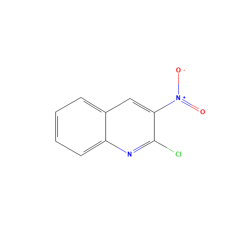 2-chloro-3-nitroquinoline (CAS: 78105-37-0) - Chemical Structure and Molecular Formula 