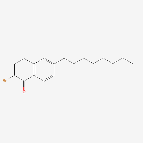 2-bromo-6-octyl-3,4-dihydro-2H-naphthalen-1-one (CAS: 945632-77-9) - Related Chemical Product