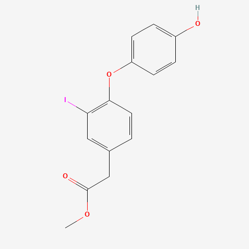 methyl 2-[4-(4-hydroxyphenoxy)-3-iodophenyl]acetate (CAS: 471248-25-6) - Related Chemical Product