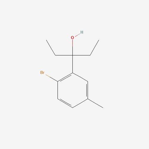 3-(2-bromo-5-methylphenyl)pentan-3-ol (CAS: 1437779-99-1) - Related Chemical Product