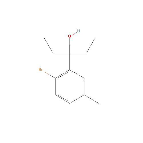 3-(2-bromo-5-methylphenyl)pentan-3-ol (CAS: 1437779-99-1) - Related Chemical Product