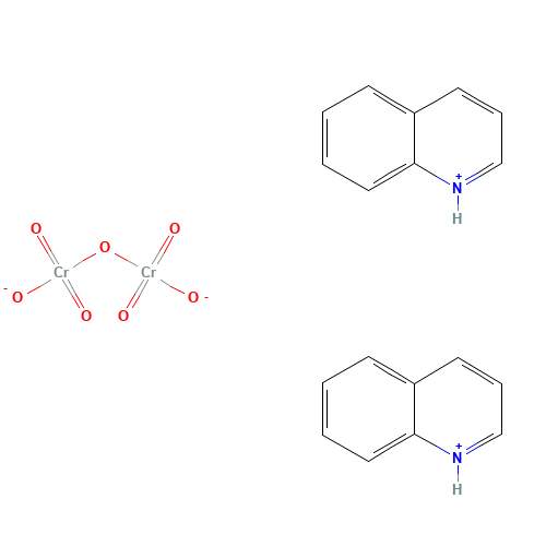 oxido-(oxido(dioxo)chromio)oxy-dioxochromium;quinolin-1-ium (CAS: 56549-24-7) - Chemical Structure and Molecular Formula 