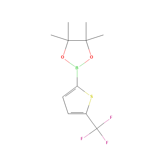 4,4,5,5-tetramethyl-2-[5-(trifluoromethyl)thiophen-2-yl]-1,3,2-dioxaborolane (CAS: 596819-13-5) - Related Chemical Product