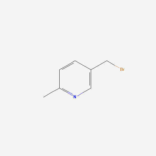 5-(bromomethyl)-2-methylpyridine (CAS: 792187-67-8) - Chemical Structure and Molecular Formula 