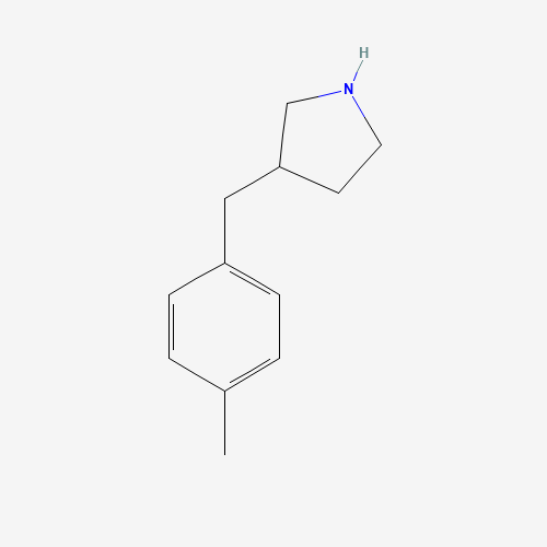 3-[(4-methylphenyl)methyl]pyrrolidine (CAS: 193220-16-5) - Chemical Structure and Molecular Formula 