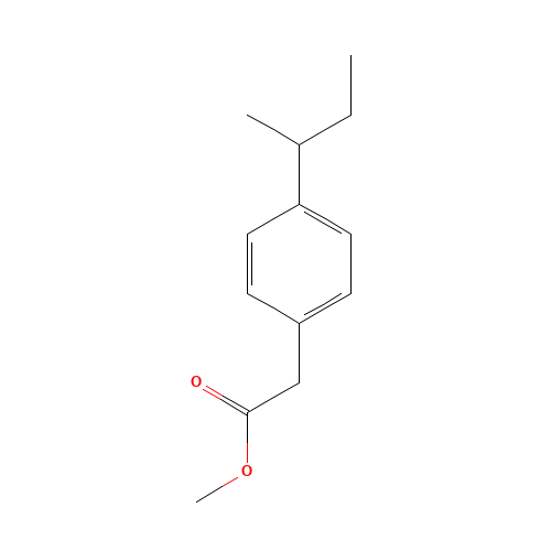 methyl 2-(4-butan-2-ylphenyl)acetate (CAS: 162653-84-1) - Related Chemical Product