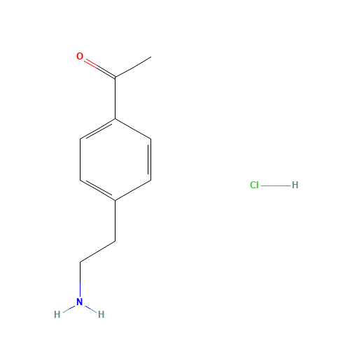 1-[4-(2-aminoethyl)phenyl]ethanone;hydrochloride (CAS: 23279-67-6) - Related Chemical Product