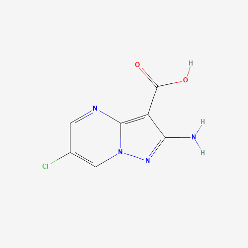 2-amino-6-chloropyrazolo[1,5-a]pyrimidine-3-carboxylic acid (CAS: 1613191-81-3) - Related Chemical Product