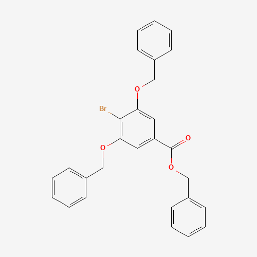 benzyl 4-bromo-3,5-bis(phenylmethoxy)benzoate (CAS: 158585-09-2) - Related Chemical Product