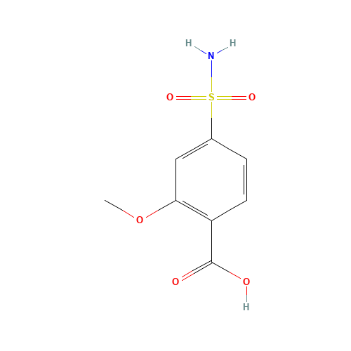 2-methoxy-4-sulfamoylbenzoic acid (CAS: 4816-28-8) - Related Chemical Product