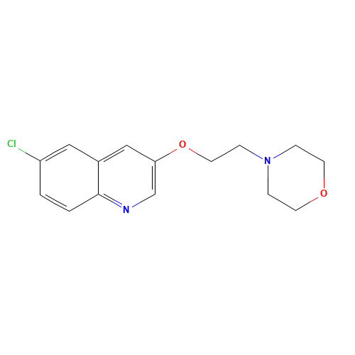 4-[2-(6-chloroquinolin-3-yl)oxyethyl]morpholine (CAS: 1314390-61-8) - Related Chemical Product