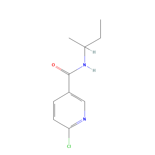 N-butan-2-yl-6-chloropyridine-3-carboxamide (CAS: 585544-28-1) - Related Chemical Product
