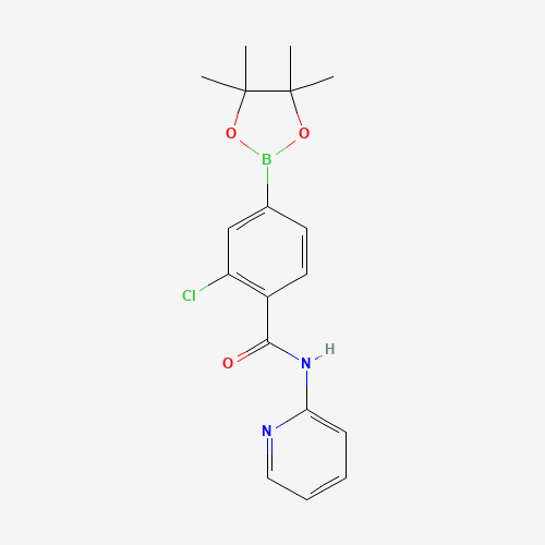 2-chloro-N-pyridin-2-yl-4-(4,4,5,5-tetramethyl-1,3,2-dioxaborolan-2-yl)benzamide (CAS: 1419221-55-8) - Related Chemical Product