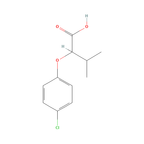 2-(4-chlorophenoxy)-3-methylbutanoic acid (CAS: 76075-79-1) - Related Chemical Product