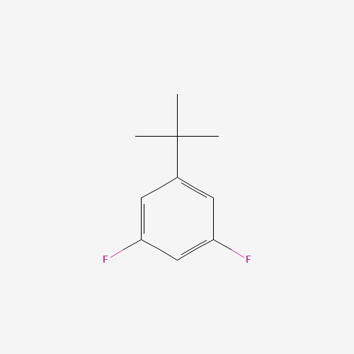 1-tert-butyl-3,5-difluorobenzene (CAS: 342822-68-8) - Chemical Structure and Molecular Formula 