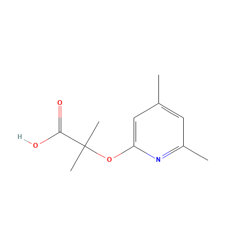 2-(4,6-dimethylpyridin-2-yl)oxy-2-methylpropanoic acid (CAS: 605680-64-6) - Related Chemical Product