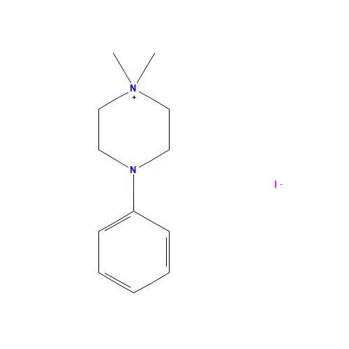 1,1-dimethyl-4-phenylpiperazin-1-ium;iodide (CAS: 54-77-3) - Related Chemical Product