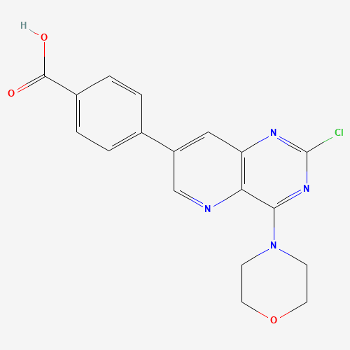 4-(2-chloro-4-morpholin-4-ylpyrido[3,2-d]pyrimidin-7-yl)benzoic acid (CAS: 1557084-01-1) - Related Chemical Product
