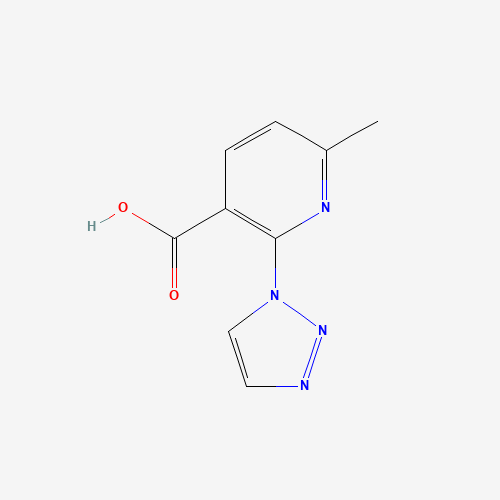 6-methyl-2-(triazol-1-yl)pyridine-3-carboxylic acid (CAS: 1293285-45-6) - Related Chemical Product