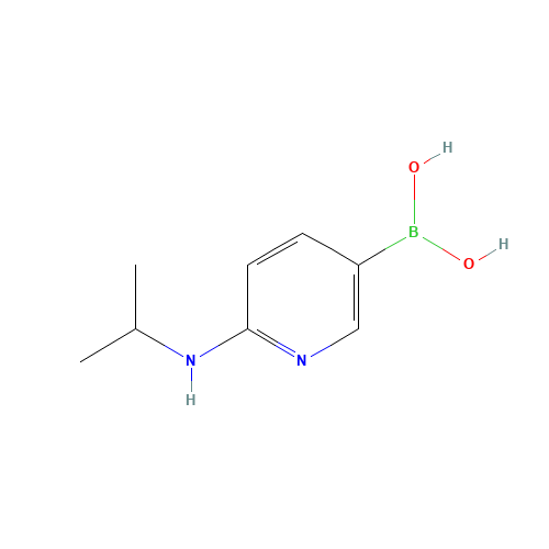 [6-(propan-2-ylamino)pyridin-3-yl]boronic acid (CAS: 443339-44-4) - Related Chemical Product