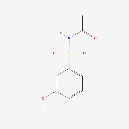 N-(3-methoxyphenyl)sulfonylacetamide (CAS: 1219741-35-1) - Chemical Structure and Molecular Formula 