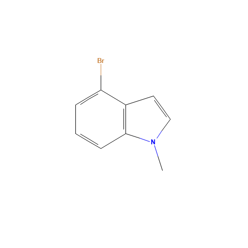 4-bromo-1-methylindole (CAS: 590417-55-3) - Chemical Structure and Molecular Formula 