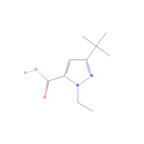 5-tert-butyl-2-ethylpyrazole-3-carboxylic acid (CAS: 195447-83-7) - Related Chemical Product