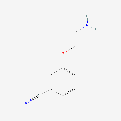3-(2-aminoethoxy)benzonitrile (CAS: 120351-94-2) - Chemical Structure and Molecular Formula 