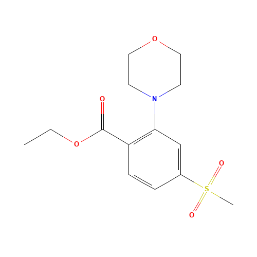 ethyl 4-methylsulfonyl-2-morpholin-4-ylbenzoate (CAS: 1354940-64-9) - Related Chemical Product