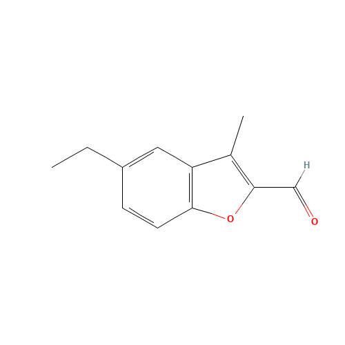 5-ethyl-3-methyl-1-benzofuran-2-carbaldehyde (CAS: 58455-61-1) - Related Chemical Product