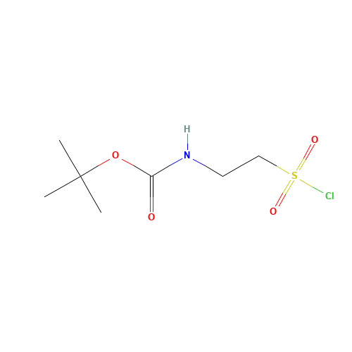 tert-butyl N-(2-chlorosulfonylethyl)carbamate (CAS: 134019-73-1) - Related Chemical Product